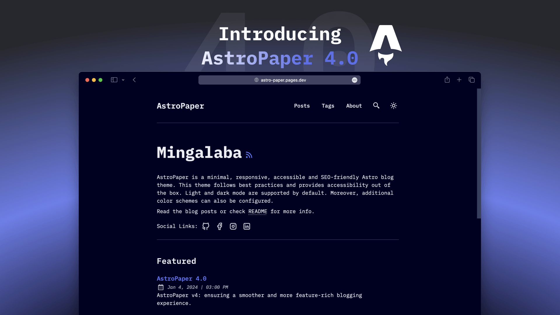 AstroPaper 4.0